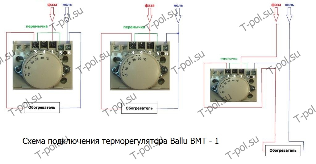 Схема подключения термостата ballu. Термостат Баллу ВМТ-2 схема подключения. Терморегулятор балу ВМТ-2 схема подключения. Термостат балу БМТ 1. Термостат балу ВМТ 1 схема подключения.