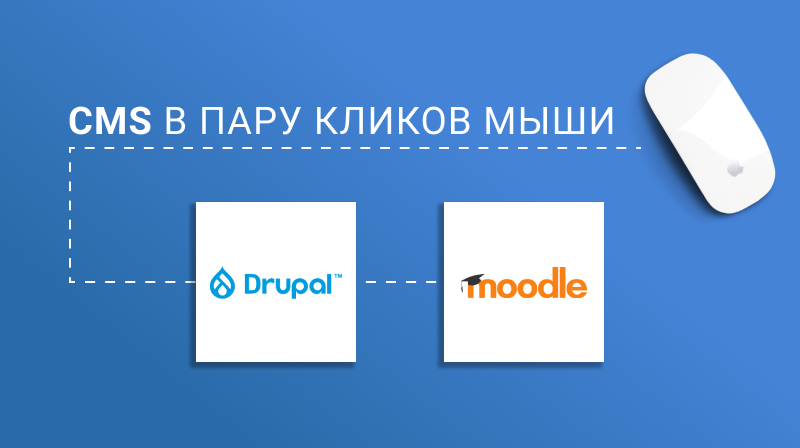 Установка Drupal и Moodle в пару кликов мыши